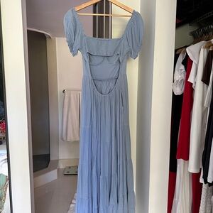 Long Hollister dress, open back, pockets, worn once